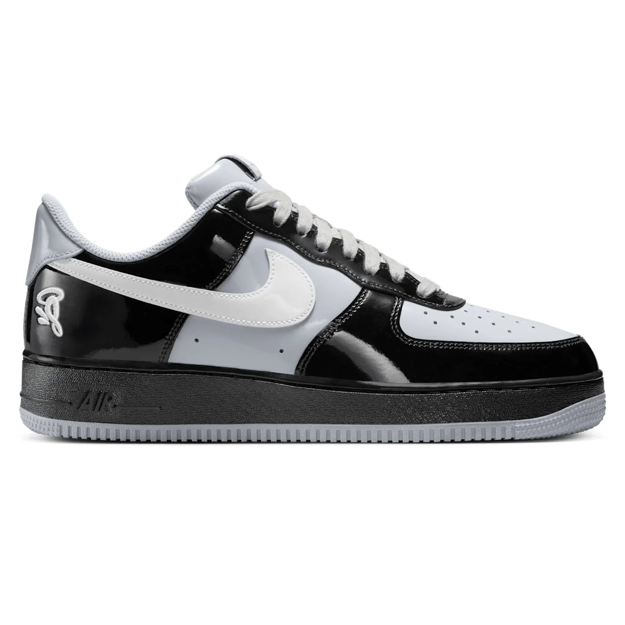Side View of Nike Air Force 1 Low x Central Cee x Syna White Smoke Grey